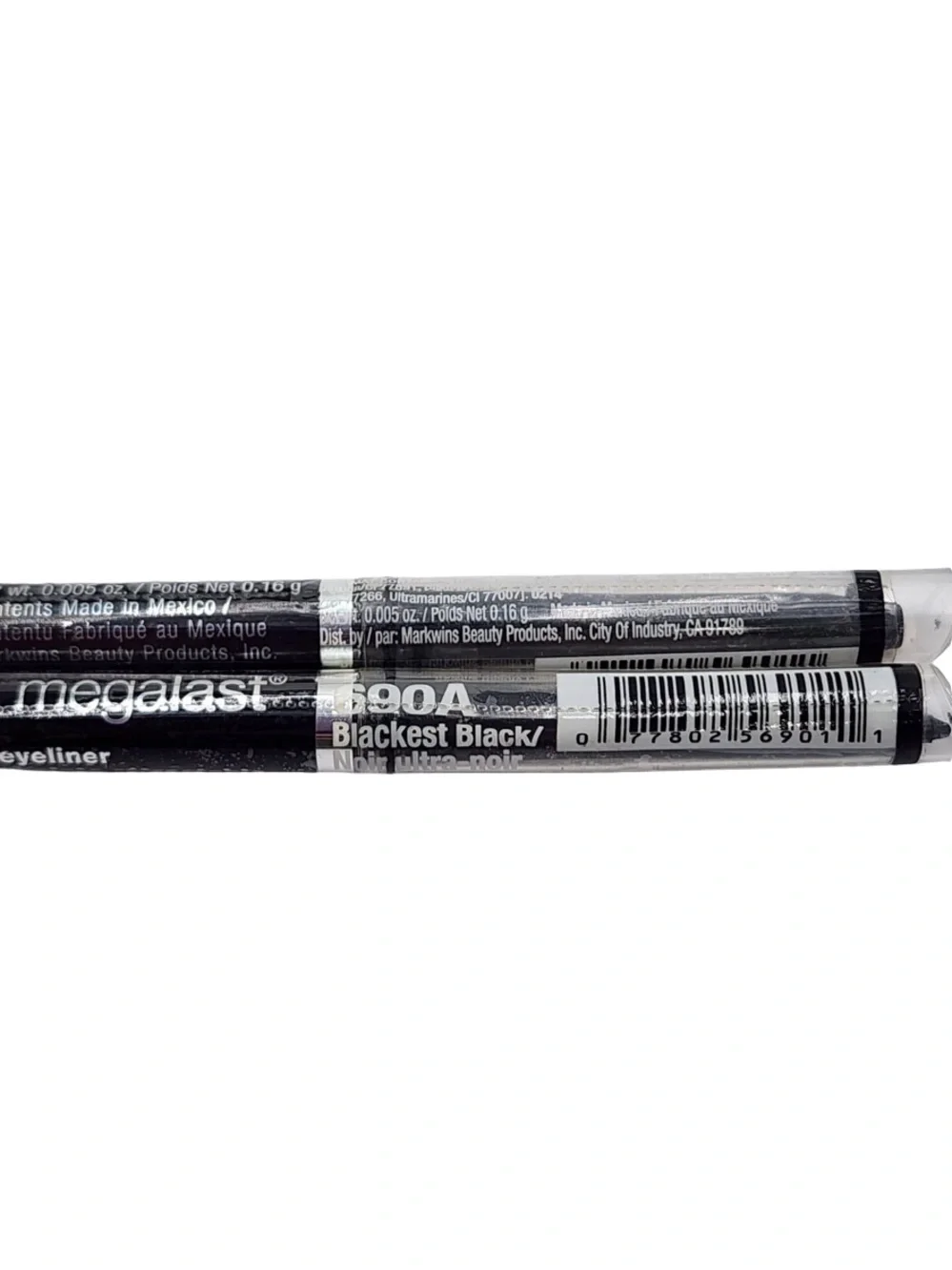 Wet n Wild MegaLast Retractable Eyeliner - Black 2 pc FINAL PRICE DROP